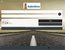 Tablet Screenshot of kukkeshreetravels.com